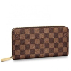 Falsa Louis Vuitton Zippy Portafoglio Damier Ebene Canvas N41661 BLV942 2