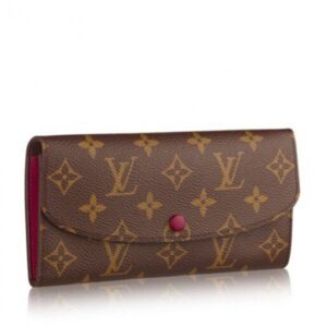 Falsa Louis Vuitton Portafoglio Emilie Tela monogramma M60697 BLV979