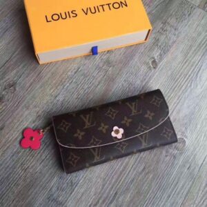 Falsa Louis Vuitton Portafoglio Emilie Tela monogramma M64202 BLV973