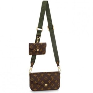 Falsa Louis Vuitton F??licie Strap & Go Tela monogramma M80091 BLV970 2