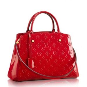 Falsa Louis Vuitton Montaigne MM Borsa Monogram Vernis M50167 BLV606 2