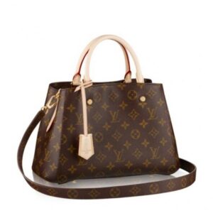 Falsa Louis Vuitton Montaigne Borsa BB Tela monogramma M41055 BLV396 2