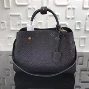 Falsa Louis Vuitton Montaigne MM Borsa Monogram Empreinte M41048 BLV533