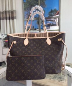 Falsa Louis Vuitton Neverfull MM Borsa Monogram Canvas M40995 BLV386 2