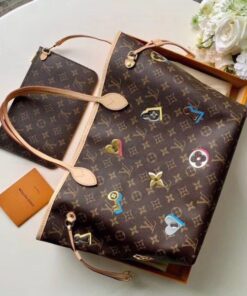 Falsa Louis Vuitton Neverfull MM Borsa Monogram Fiori M44364 BLV323 2