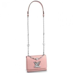 Borsa Falsa Louis Vuitton Twist PM con gioielli floreali M55531 BLV153