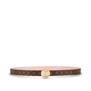 Cintura reversibile Falsa Louis Vuitton M0083U LV Circle 20mm