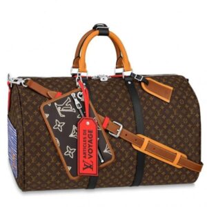 Falsa Louis Vuitton Keepall Bandouliere 50 Borsa patchwork M56855 2