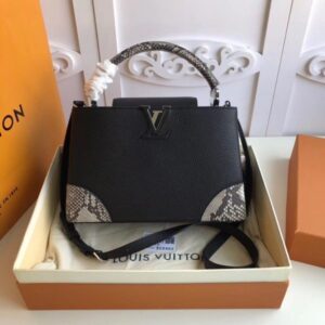 Borsa Falsa Louis Vuitton Capucines PM Pitone N94410 BLV841