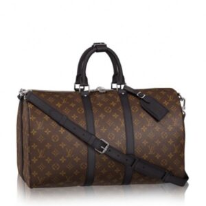 Falsa Louis Vuitton Keepall Bandouli??re 45 Monogram Macassar M56711 2