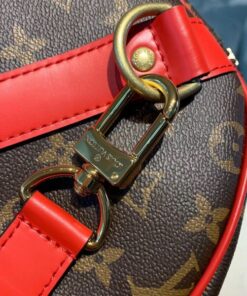 Falsa Louis Vuitton Keepall Bandouli??re 50 Monogram Red M44740 2