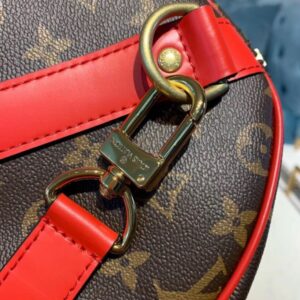 Falsa Louis Vuitton Keepall Bandouli??re 50 Monogram Red M44740