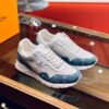 Falsa Louis Vuitton Uomo Run Away Le scarpe da ginnastica In Denim e Mesh