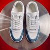 Falsa Louis Vuitton Uomo Run Away Le scarpe da ginnastica In Denim e Mesh
