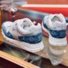 Falsa Louis Vuitton Uomo Run Away Le scarpe da ginnastica In Denim e Mesh