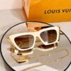 Falsa Louis Vuitton LV Luna Cat Eye Occhiali da sole Z1656E