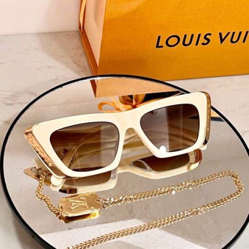 Falsa Louis Vuitton LV Luna Cat Eye Occhiali da sole Z1656E - immagine 2