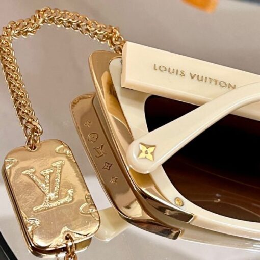 Falsa Louis Vuitton LV Luna Cat Eye Occhiali da sole Z1656E - immagine 4