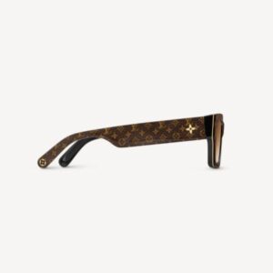 Falsa Louis Vuitton LV Fame occhiali da sole rettangolari Z1732W
