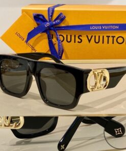 Falsa Louis Vuitton LV Link occhiali da sole quadrati Z1478W 2