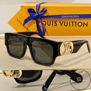 Falsa Louis Vuitton LV Link occhiali da sole quadrati Z1478W