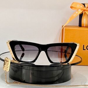 Falsa Louis Vuitton LV Luna Cat Eye Occhiali da sole Z1655E