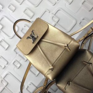 Zaino Falsa Louis Vuitton Gold Lockme Mini M54575 BLV026