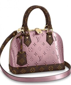 Falsa Louis Vuitton Alma BB Borsa Monogram Vernis M90583 BLV598