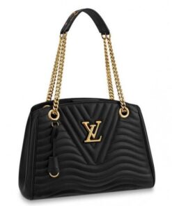 Falsa Falsa Louis Vuitton Borsa a catena gialla New Wave PM M52565 BLV658 BLV659