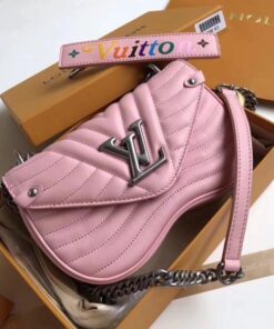 Falsa Louis Vuitton Borsa a catena rosa New Wave PM M51933 BLV644 2