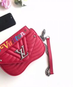 Falsa Louis Vuitton Borsa a catena rossa New Wave PM M51930 BLV645 2