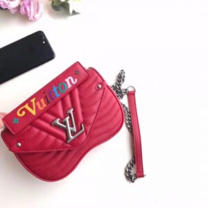 Falsa Louis Vuitton Borsa a catena rossa New Wave PM M51930 BLV645