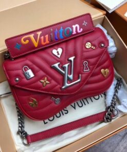 Borsa a catena Falsa Louis Vuitton Love Lock New Wave PM M53213 BLV624 2