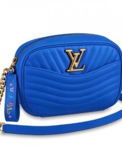 Borsa per fotocamera Falsa Louis Vuitton blu New Wave M53901 BLV626