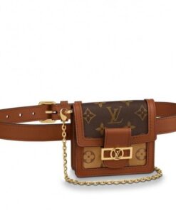 Falsa Louis Vuitton Dauphine Marsupio BB Monogram Reverse M68621 BLV294