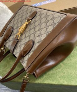 Falsa Gucci 649016 Borsa tote media Gucci Jackie 1961 Marrone 2