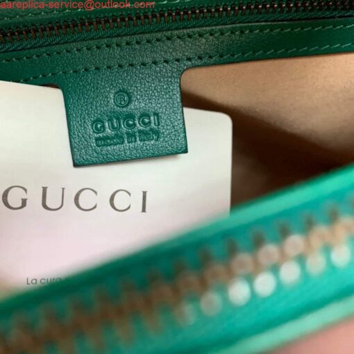 Borsa tote media Falsa Gucci Diana Gucci 655658 Verde - immagine 8