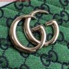 Falsa Gucci 447632 Borsa a tracolla piccola multicolore GG Marmont Verde